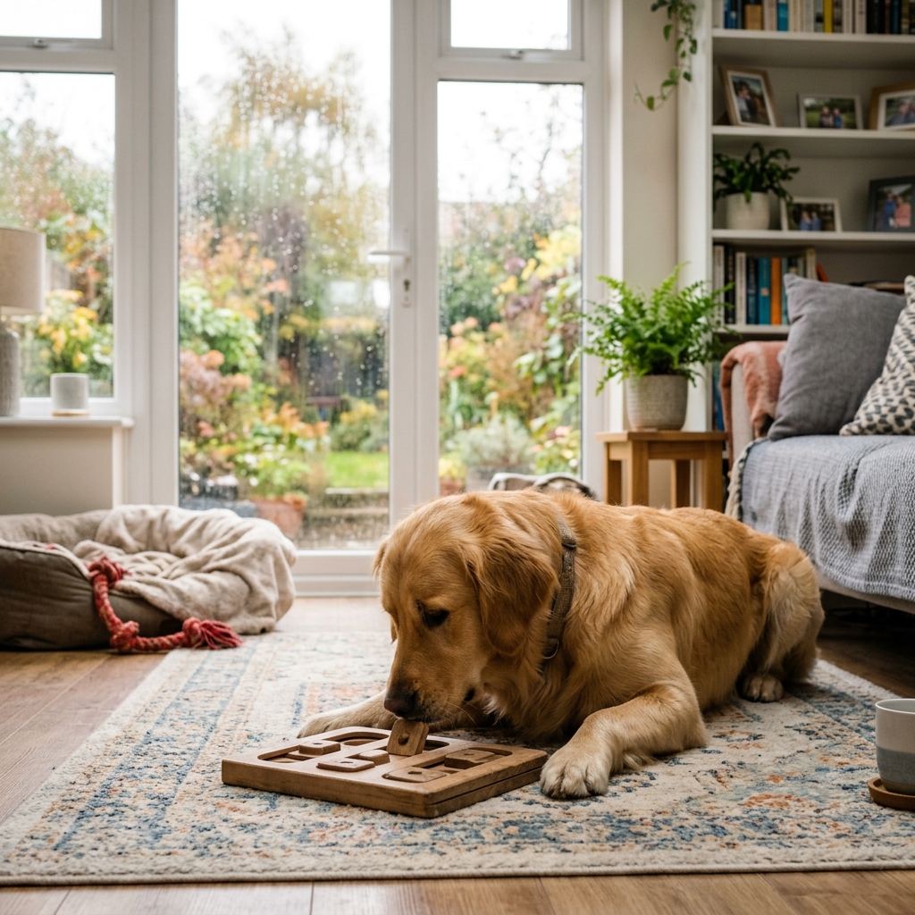 Dog toys for mental stimulation UK 2024 - puzzle, chew & interactive options.