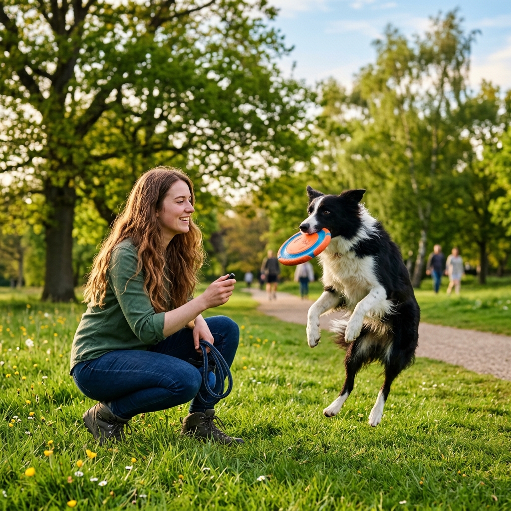 Dog training clicker guide UK 2024 - close-up of a silver clicker.
