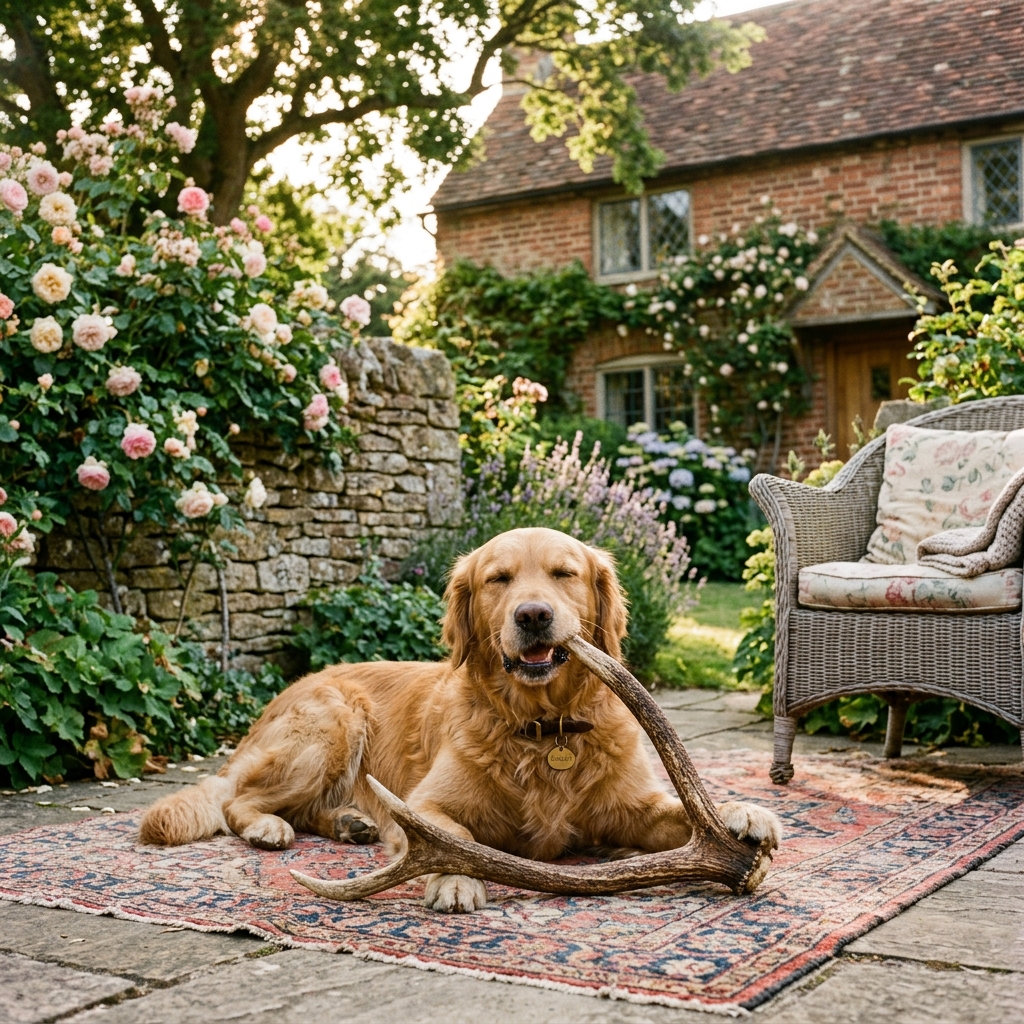 Natural dog chew toys UK 2026 guide - antlers, wood & more. Safe & long-lasting.