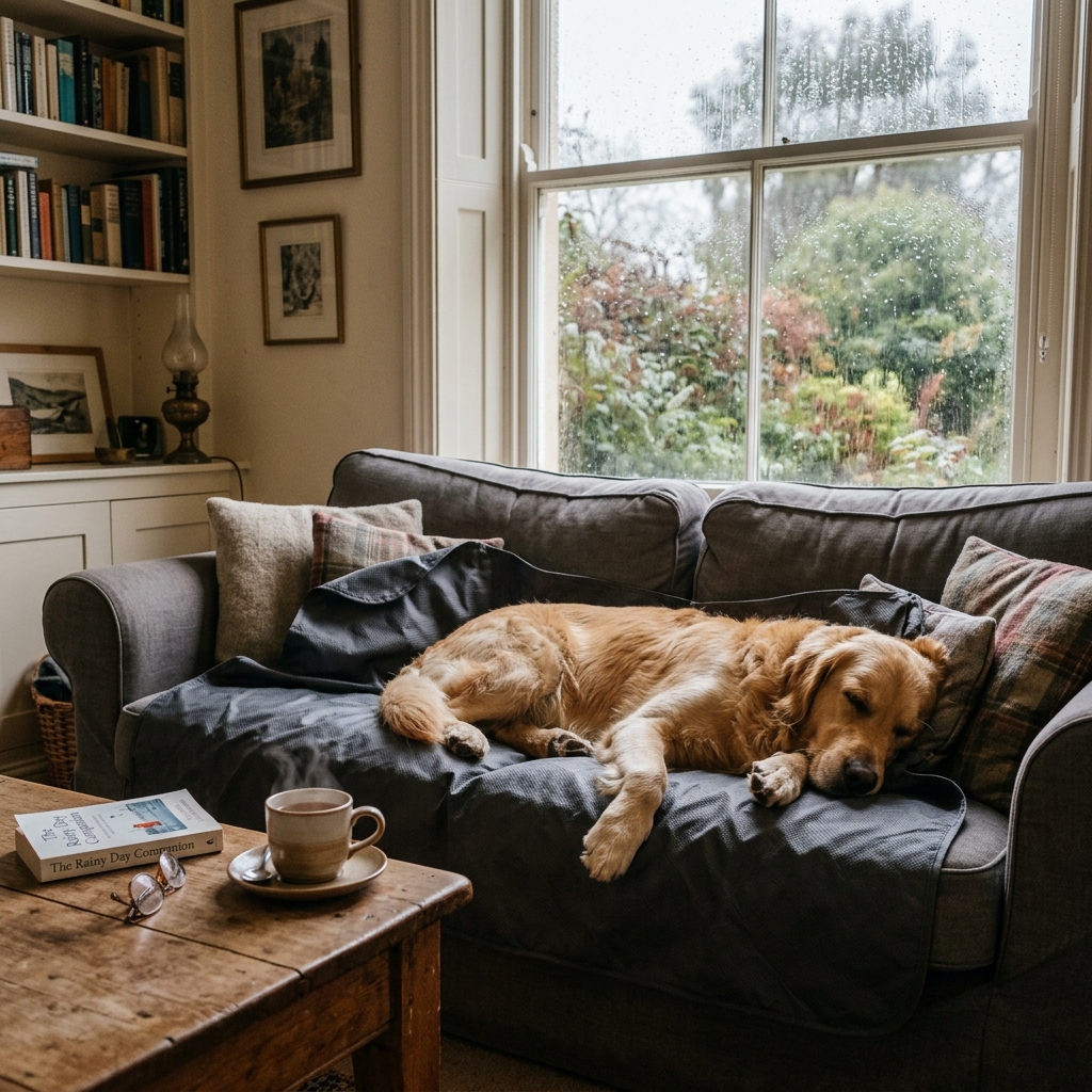 Waterproof dog bed cover protecting sofa UK 2024 🐶 Furniture protection.