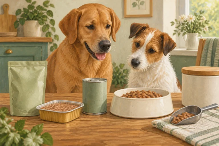 Dog food pouches, trays or tins: which pack format suits your routine?